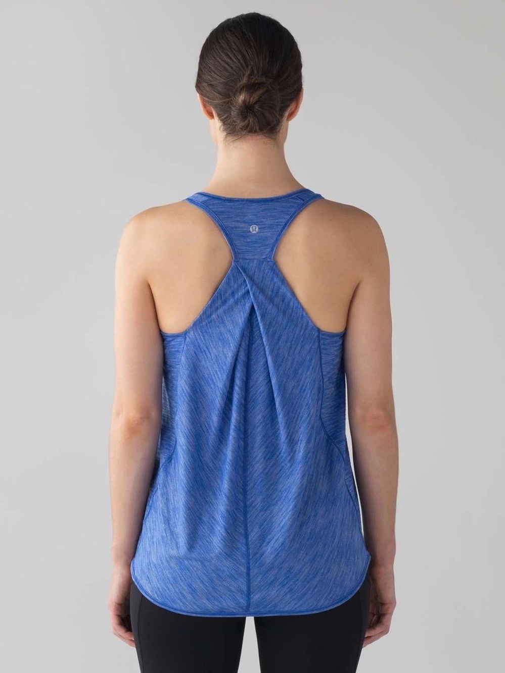 lululemon Women's Blue Racerback Tank Top Scoop Neck Sleeveless No Size Tag